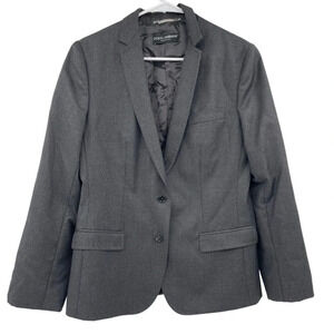 Dolce & Gabbana Women's Pin Striped Blazer Charcoal Gray Jacket Notch Lapel